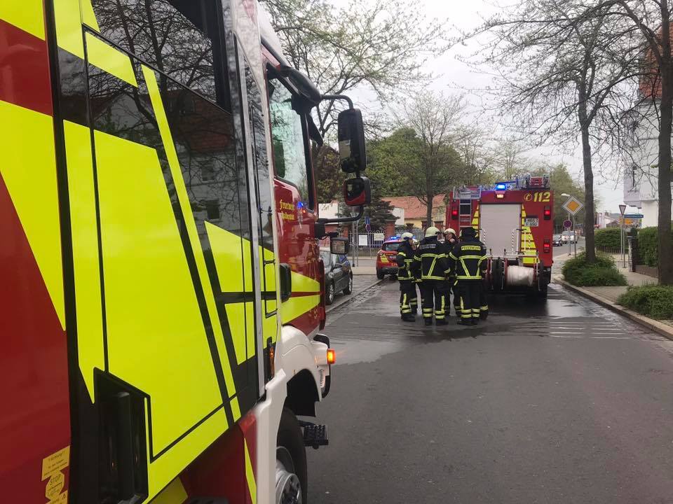 B2 - Kellerbrand in der Oehlerstraße in Halberstadt - Feuerwehr Halberstadt