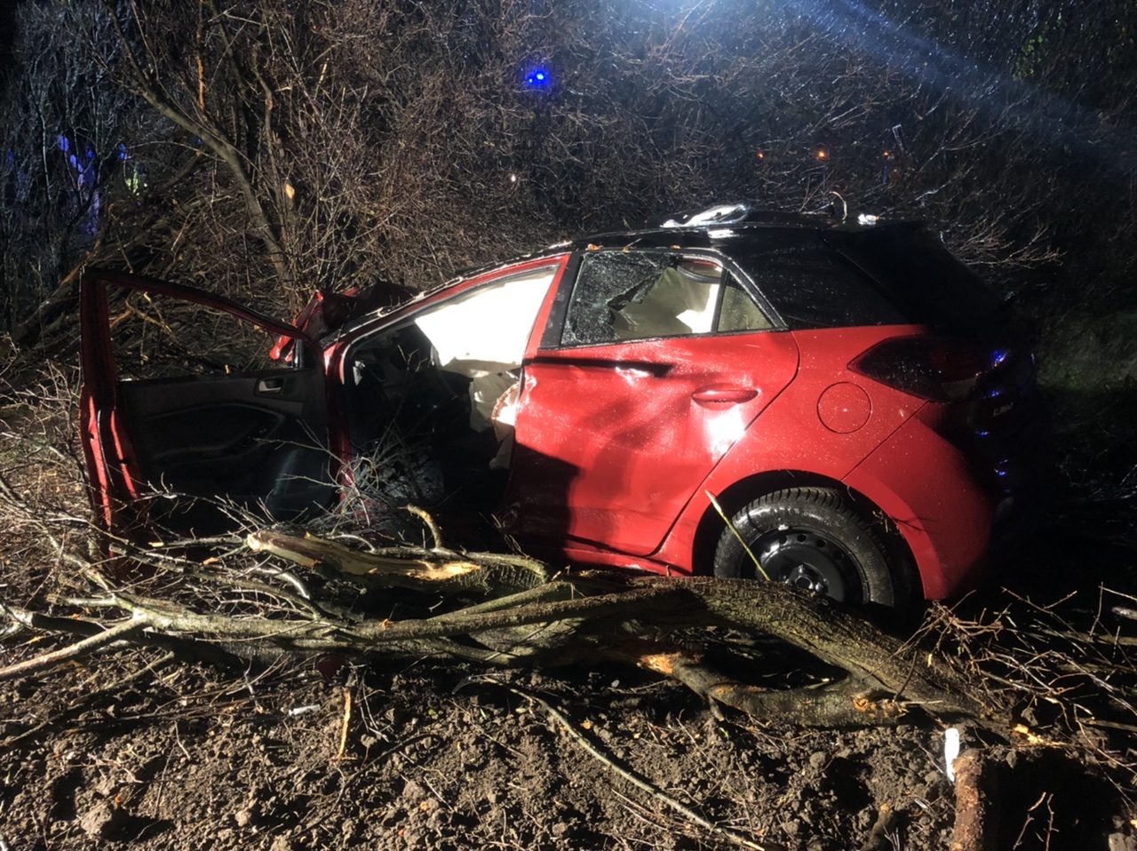 Verkehrsunfall – PKW in Graben – B81 Halberstadt-Wilhelmshöhe