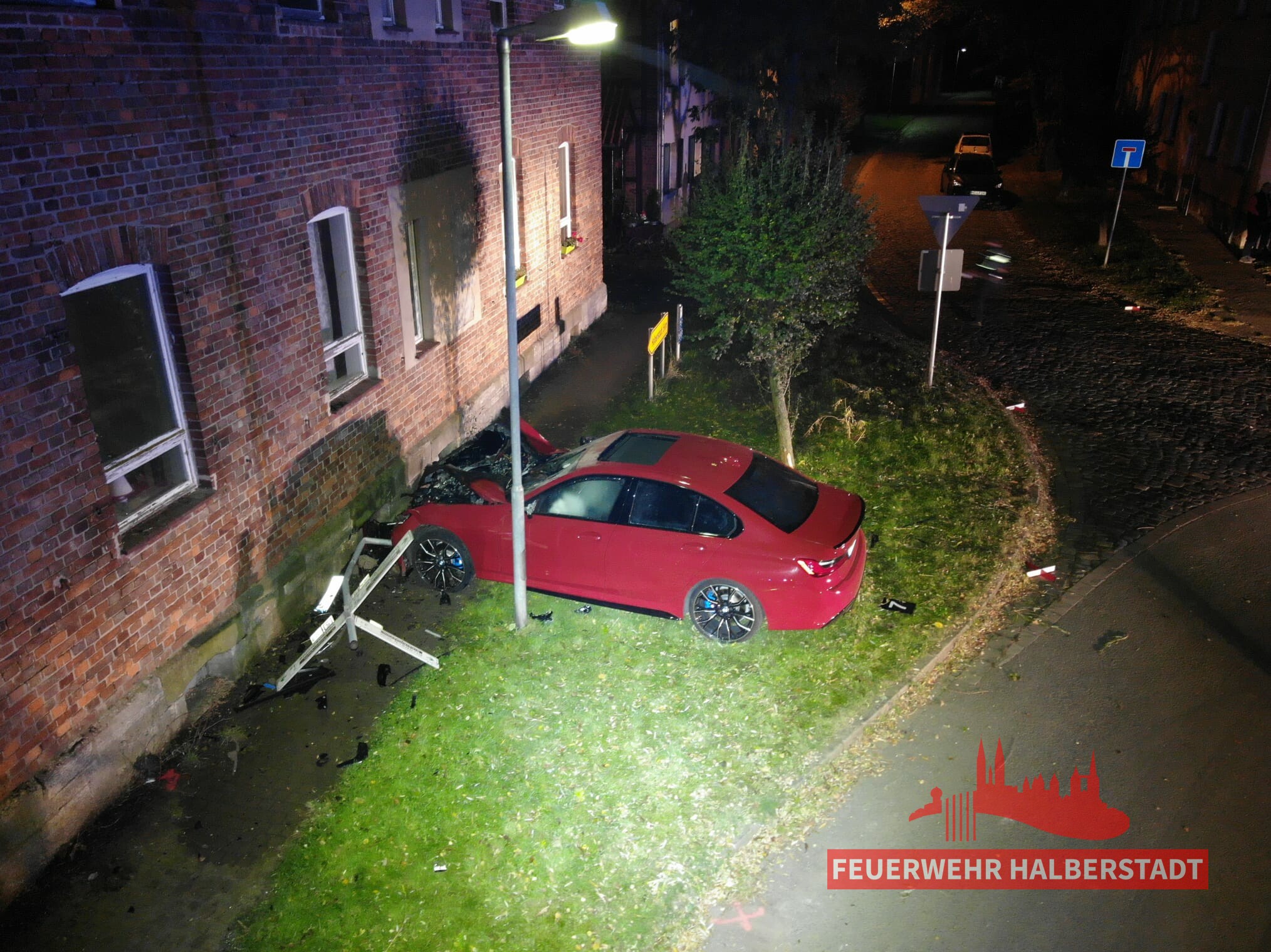 Verkehrsunfall – Dorfstraße in Mahndorf
