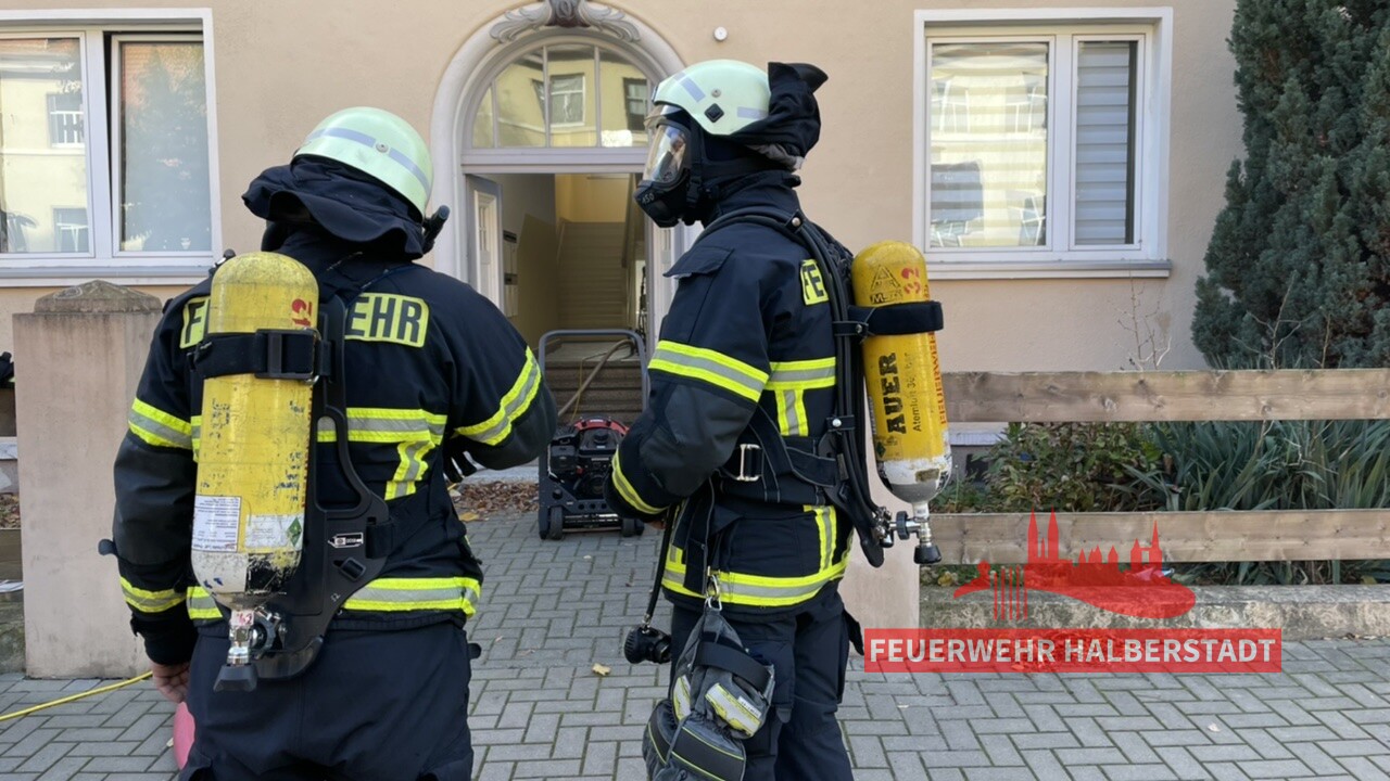 Kellerbrand in Mehrfamilienhaus – MANV 1b – Minna-Bollmann-Straße
