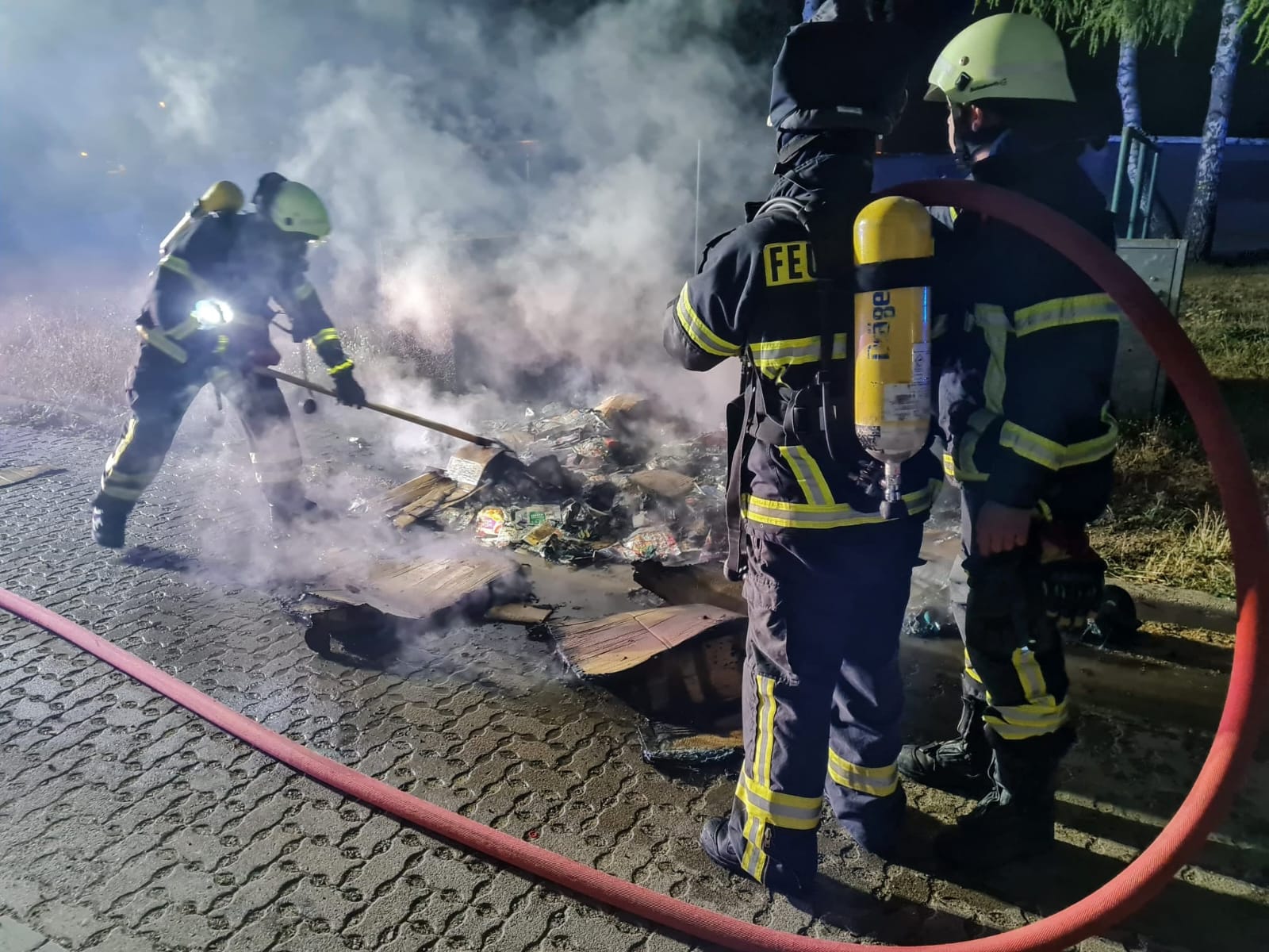 B1 – Containerbrand – Breiter Weg