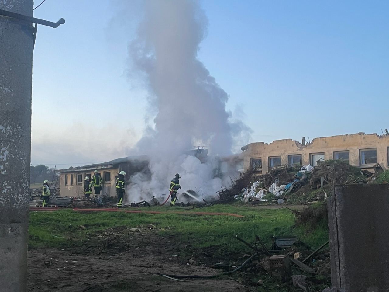 B2 – Brand von Unrat an Gebäude – Aspenstedt