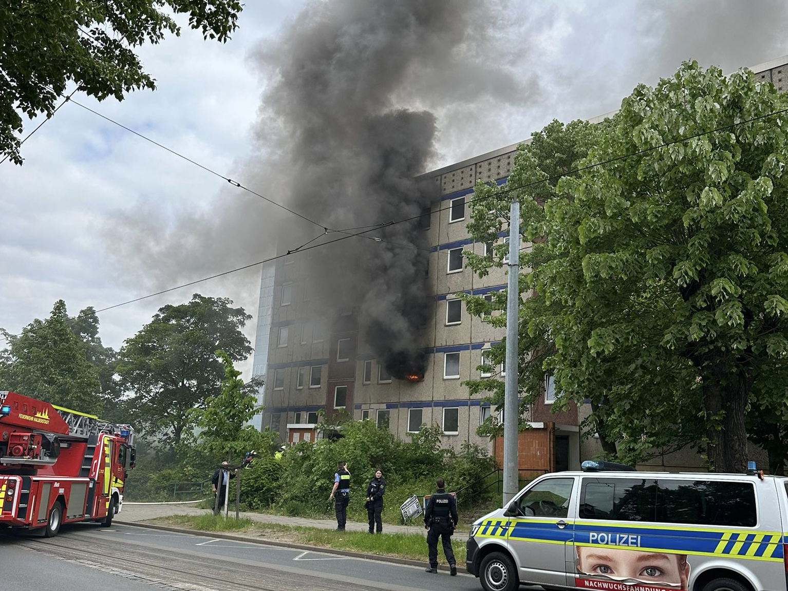 B2 – Wohnungsbrand – Richard-Wagner-Straße